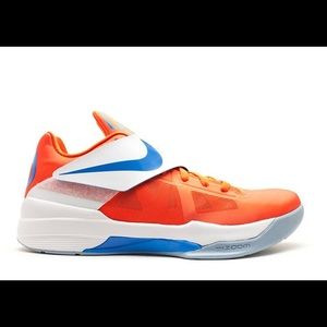SOLD / Nike KD 4 Creamsicle “OKC” Basketball Sneakers